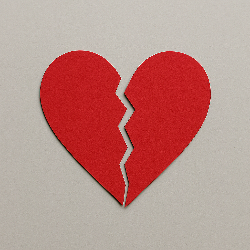 a broken heart